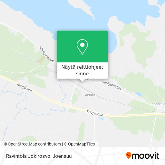 Ravintola Jokirosvo kartta