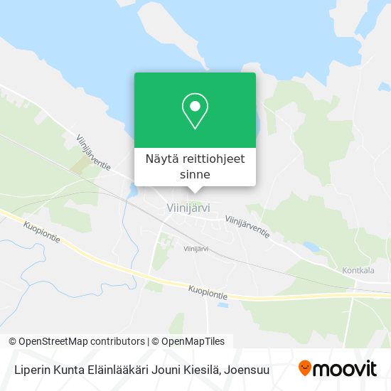 Liperin Kunta Eläinlääkäri Jouni Kiesilä kartta