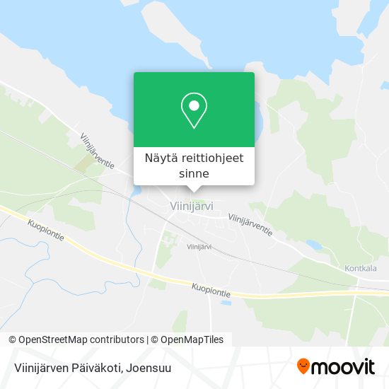 Viinijärven Päiväkoti kartta