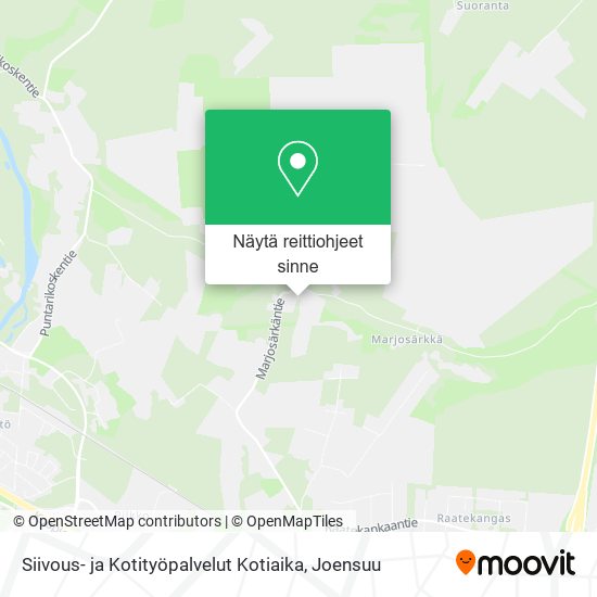 Siivous- ja Kotityöpalvelut Kotiaika kartta