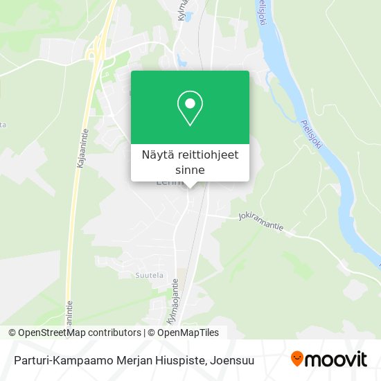 Parturi-Kampaamo Merjan Hiuspiste kartta