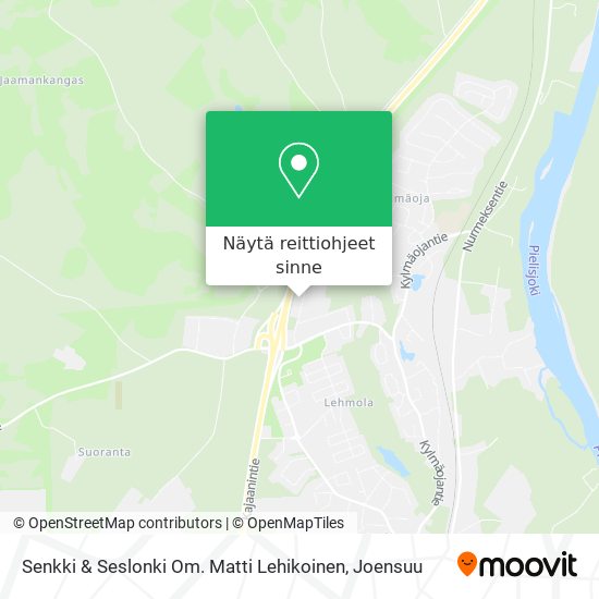 Senkki & Seslonki Om. Matti Lehikoinen kartta