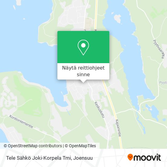 Tele Sähkö Joki-Korpela Tmi kartta