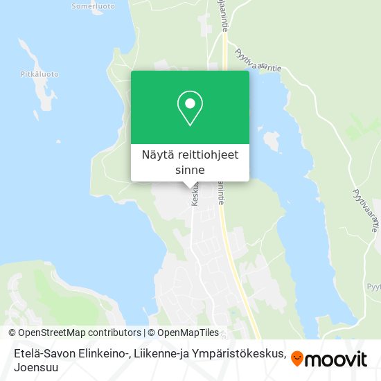 Etelä-Savon Elinkeino-, Liikenne-ja Ympäristökeskus kartta