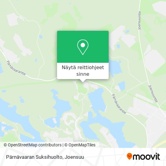 Pärnävaaran Suksihuolto kartta