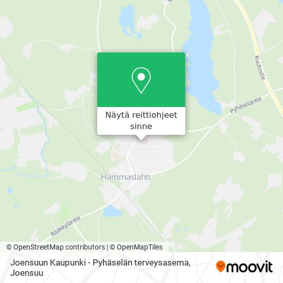 Joensuun Kaupunki - Pyhäselän terveysasema kartta