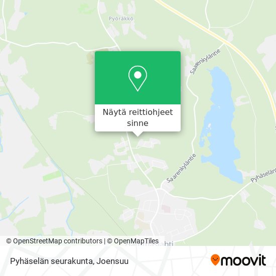 Pyhäselän seurakunta kartta