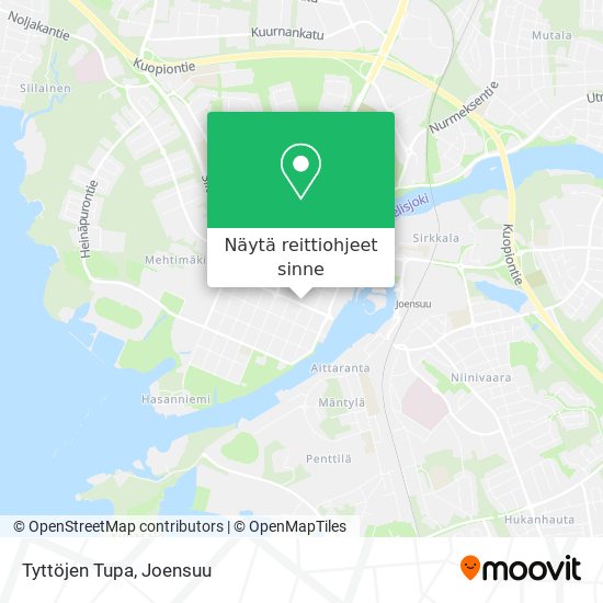 Tyttöjen Tupa kartta