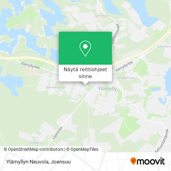 Ylämyllyn Neuvola kartta