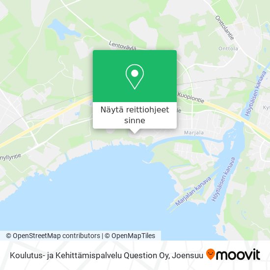 Koulutus- ja Kehittämispalvelu Question Oy kartta