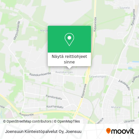 Joensuun Kiinteistöpalvelut Oy kartta