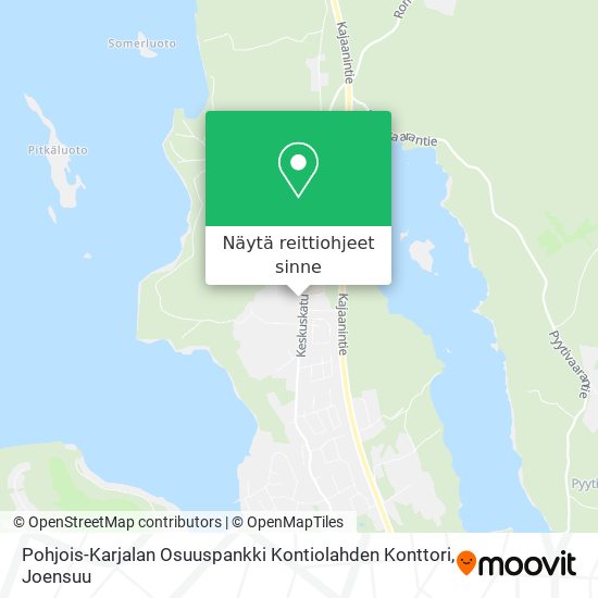 Pohjois-Karjalan Osuuspankki Kontiolahden Konttori kartta