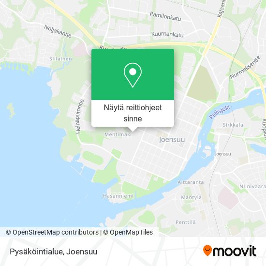 Pysäköintialue kartta