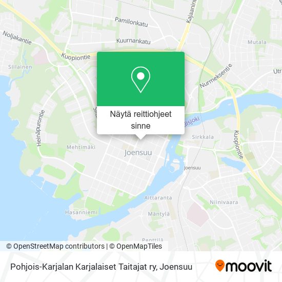 Pohjois-Karjalan Karjalaiset Taitajat ry kartta