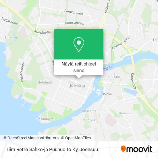 Tiim Retro Sähkö-ja Puuhuolto Ky kartta