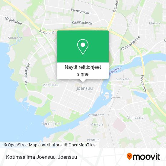 Kotimaailma Joensuu kartta