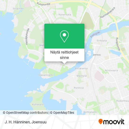 J. H. Hänninen kartta