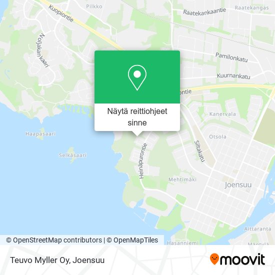 Teuvo Myller Oy kartta