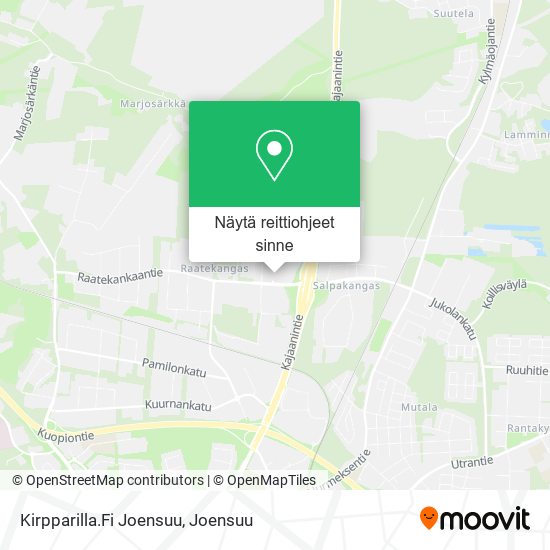 Kirpparilla.Fi Joensuu kartta