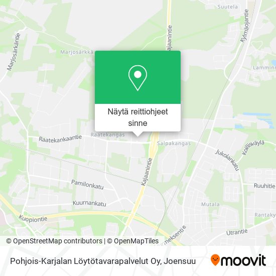 Pohjois-Karjalan Löytötavarapalvelut Oy kartta