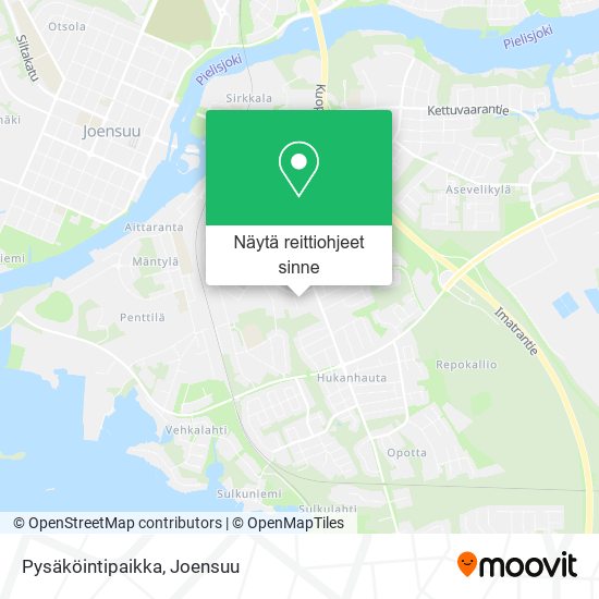 Pysäköintipaikka kartta