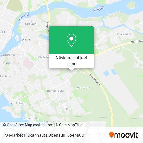 S-Market Hukanhauta Joensuu kartta