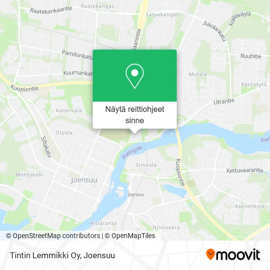 Tintin Lemmikki Oy kartta