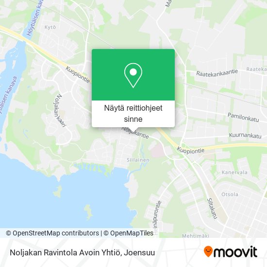Noljakan Ravintola Avoin Yhtiö kartta