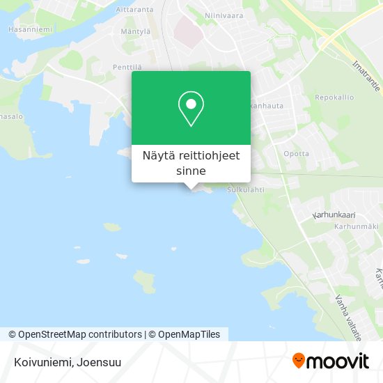 Koivuniemi kartta