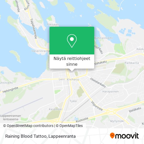Raining Blood Tattoo kartta