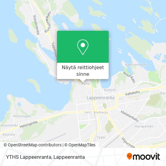 YTHS Lappeenranta kartta