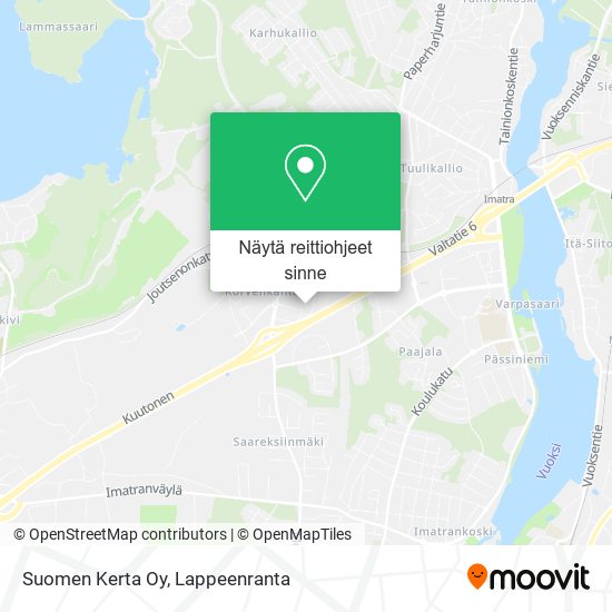 Suomen Kerta Oy kartta
