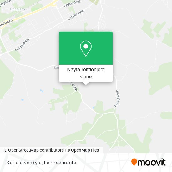 Karjalaisenkylä kartta