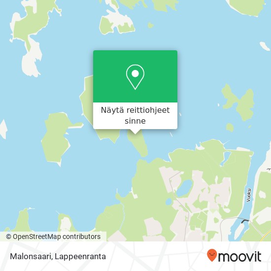 Malonsaari kartta