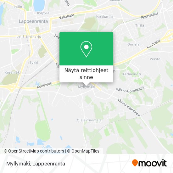 Kuinka päästä kohteeseen Myllymäki paikassa Lappeenranta kulkuvälineellä  Bussi?