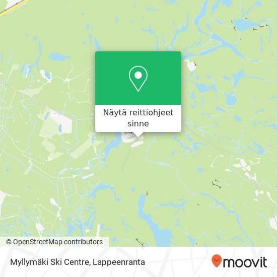 Myllymäki Ski Centre kartta
