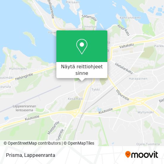 Kuinka päästä kohteeseen Prisma paikassa Lappeenranta kulkuvälineellä Bussi?