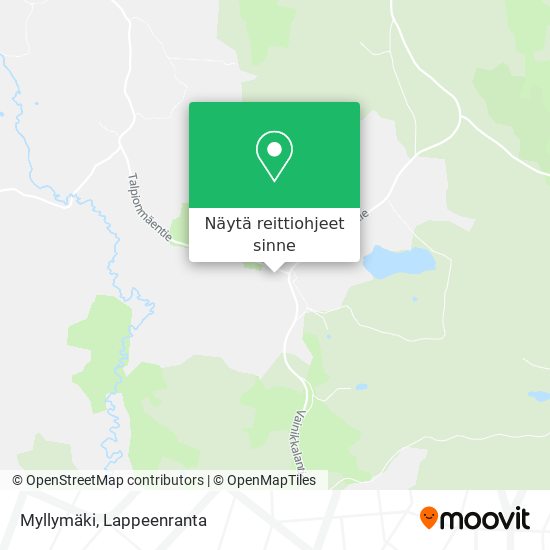 Myllymäki kartta