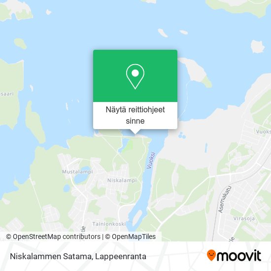 Niskalammen Satama kartta