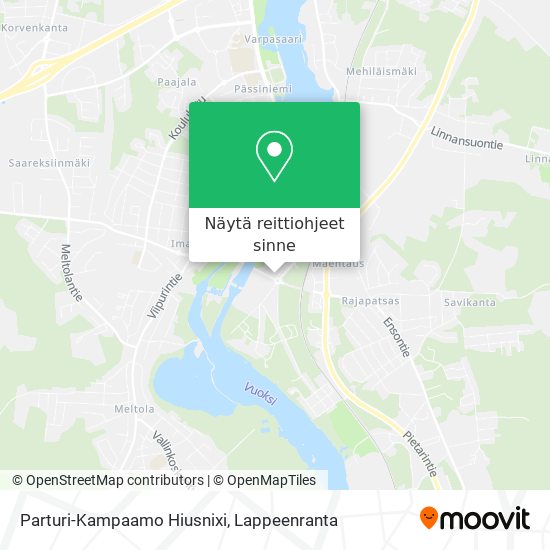 Parturi-Kampaamo Hiusnixi kartta