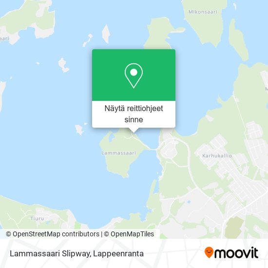 Lammassaari Slipway kartta