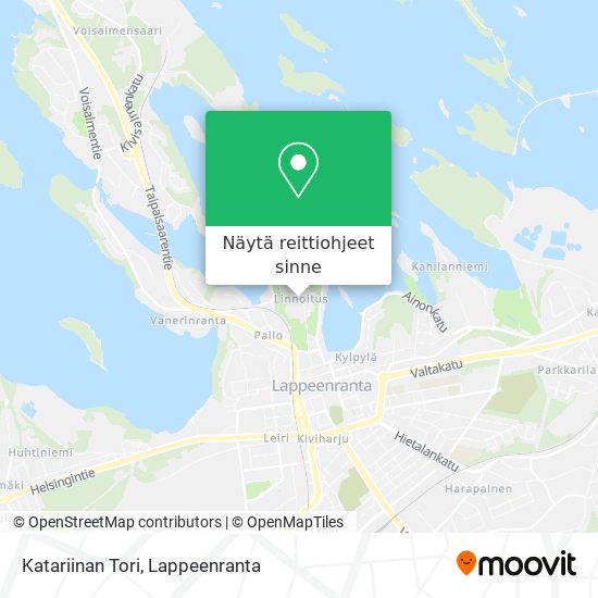 Katariinan Tori kartta