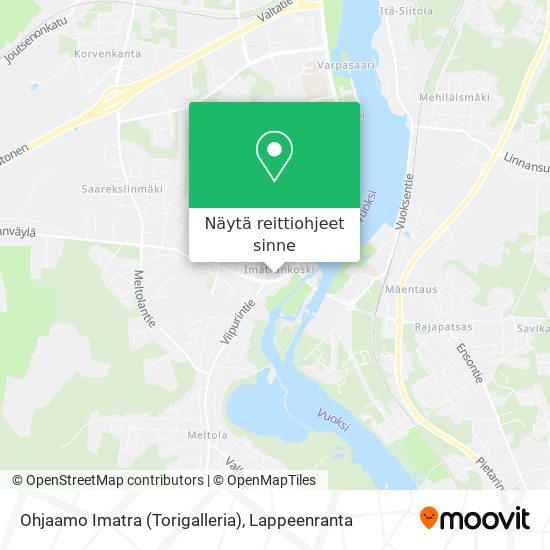 Ohjaamo Imatra (Torigalleria) kartta