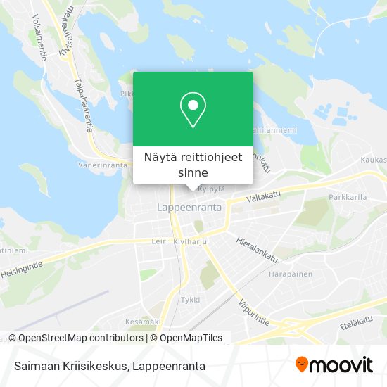 Saimaan Kriisikeskus kartta