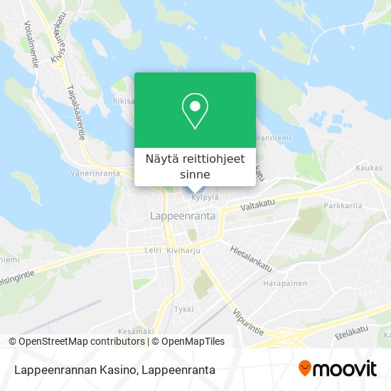 Lappeenrannan Kasino kartta