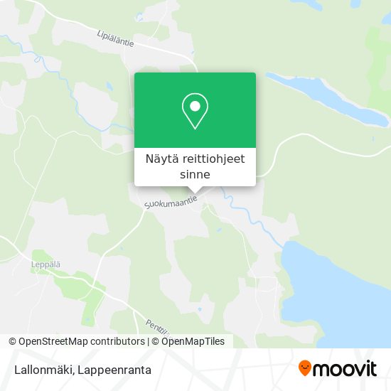 Lallonmäki kartta