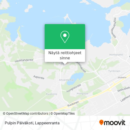 Pulpin Päiväkoti kartta