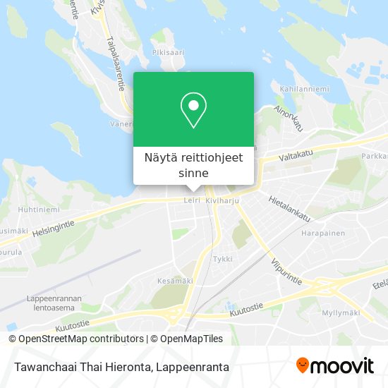 Tawanchaai Thai Hieronta kartta