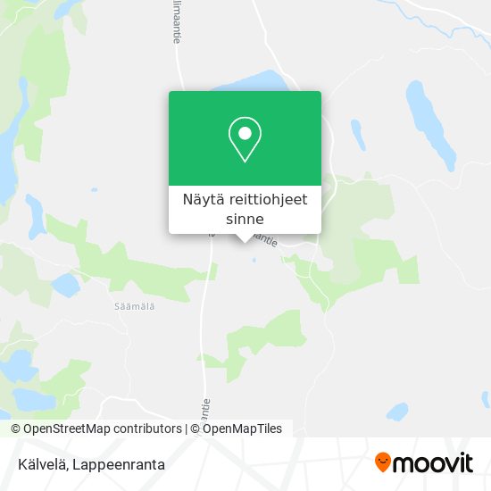 Kälvelä kartta