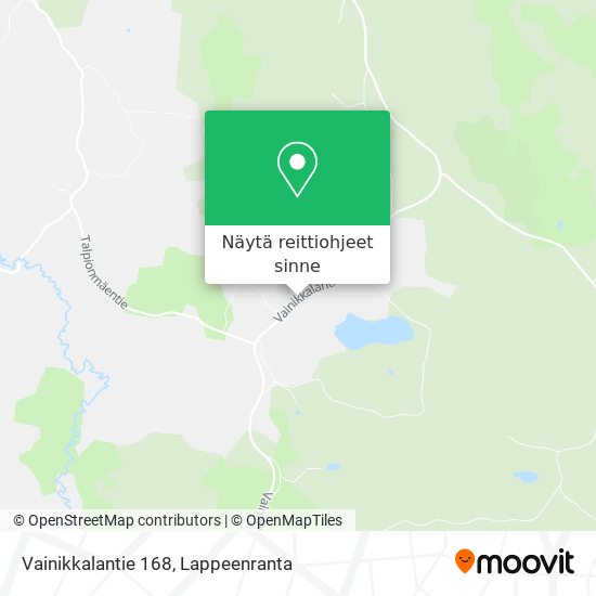 Vainikkalantie 168 kartta